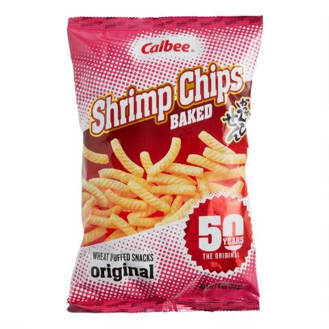 20) Calbee Baked Shrimp Chips