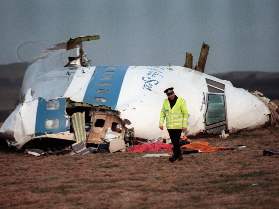 <p>Pan Am flight 103 came down over Lockerbie, Scotland, in 1988, killing 270 people.</p> (AFP via Getty Images)