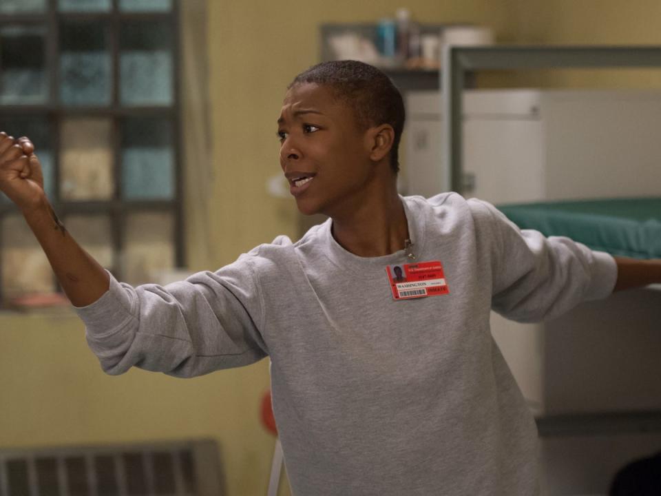 Fellow cast members were outraged to hear Poussey was being written off (Netflix)