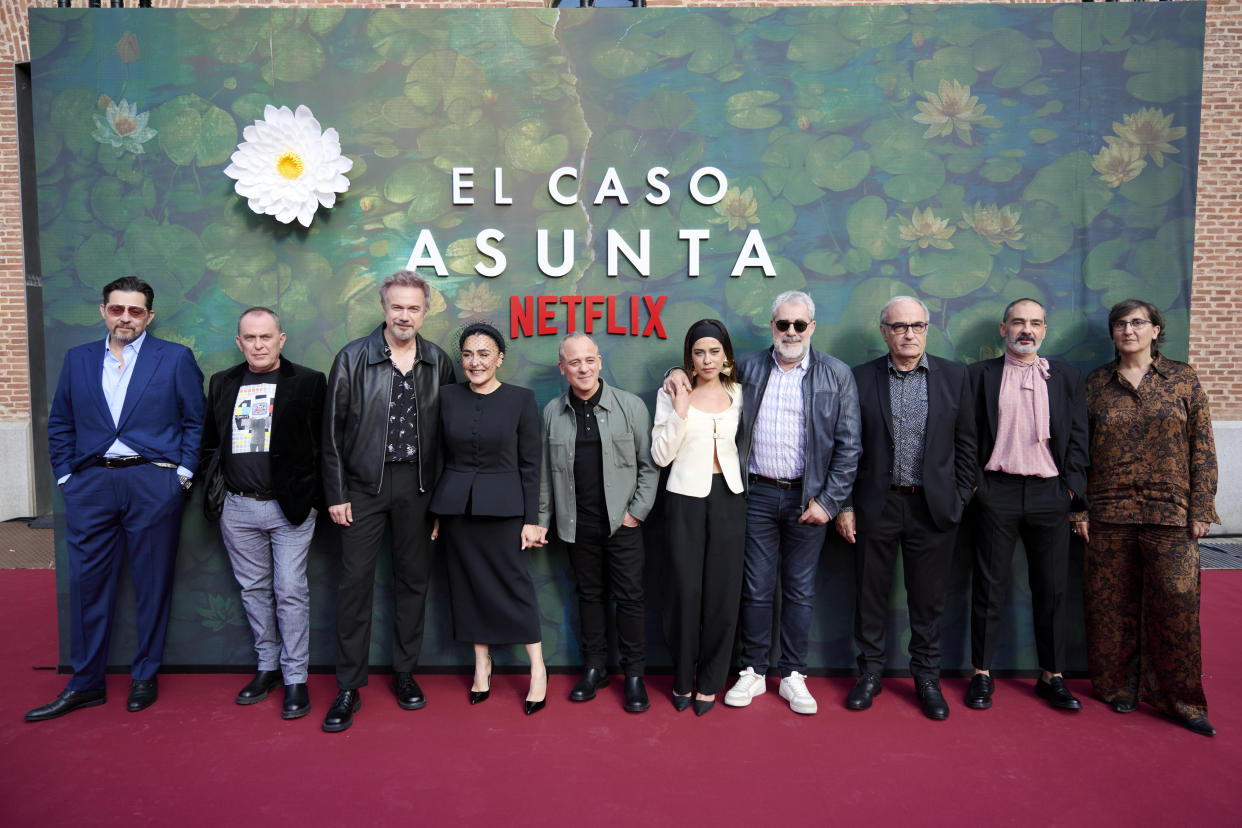 El casting de 'El caso Asunta', de Netflix, en la presentación de la serie en Madrid. (Photo by Borja B. Hojas/Getty Images)
