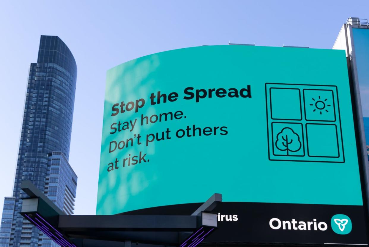 In Toronto, lockdown measures asked residents to remain at home. (Shutterstock)