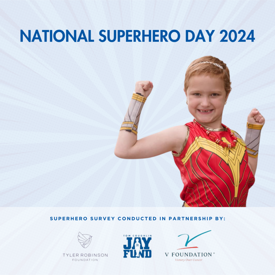 The Tom Coughlin Jay Fund Foundation and two other foundations declared April 28 as worldwide "No Cape Day" in support of childhood cancer "superheroes".