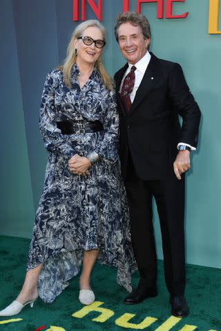 <p>VALERIE MACON/AFP via Getty</p> Meryl Streep and Martin Short