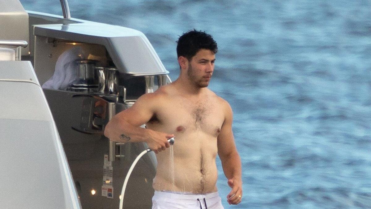 Prianka Chopara And Nick Jones Hot Fucking - This Shirtless Nick Jonas Pic Has Fans Losing Their Minds: Read the Best  Reactions