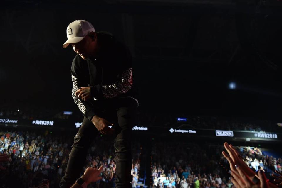 Kane Brown on the second day of Red, White & Boom 2018, Sept. 1 at Rupp Arena in Lexington, KY.