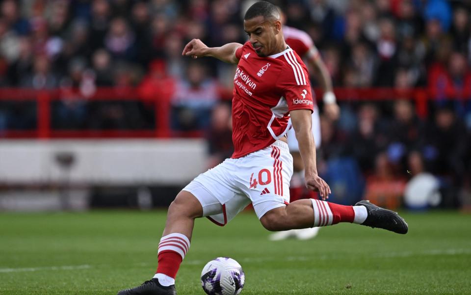 Murillo in action for Nottingham Forest