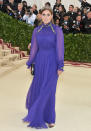 <p>Beatrice made her debut Met Gala appearance in a purple Alberta Ferretti number. <em>[Photo: Getty]</em> </p>