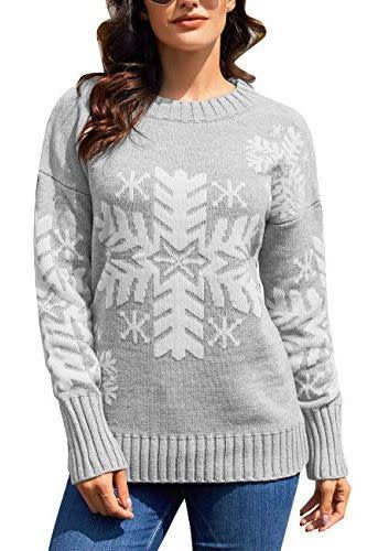 21) Christmas Snowflakes Pullover