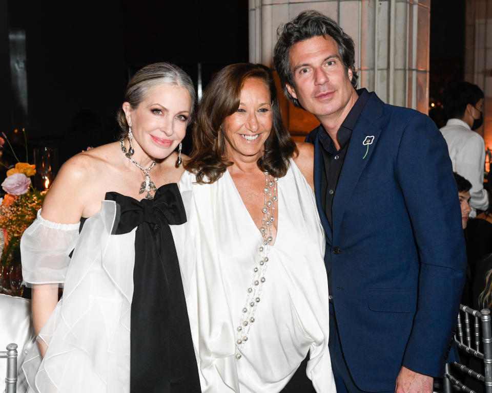 Carmen Busquets, Donna Karan and Adam Glassman. - Credit: Image Courtesy of Madison-Voelkel/BFA.com