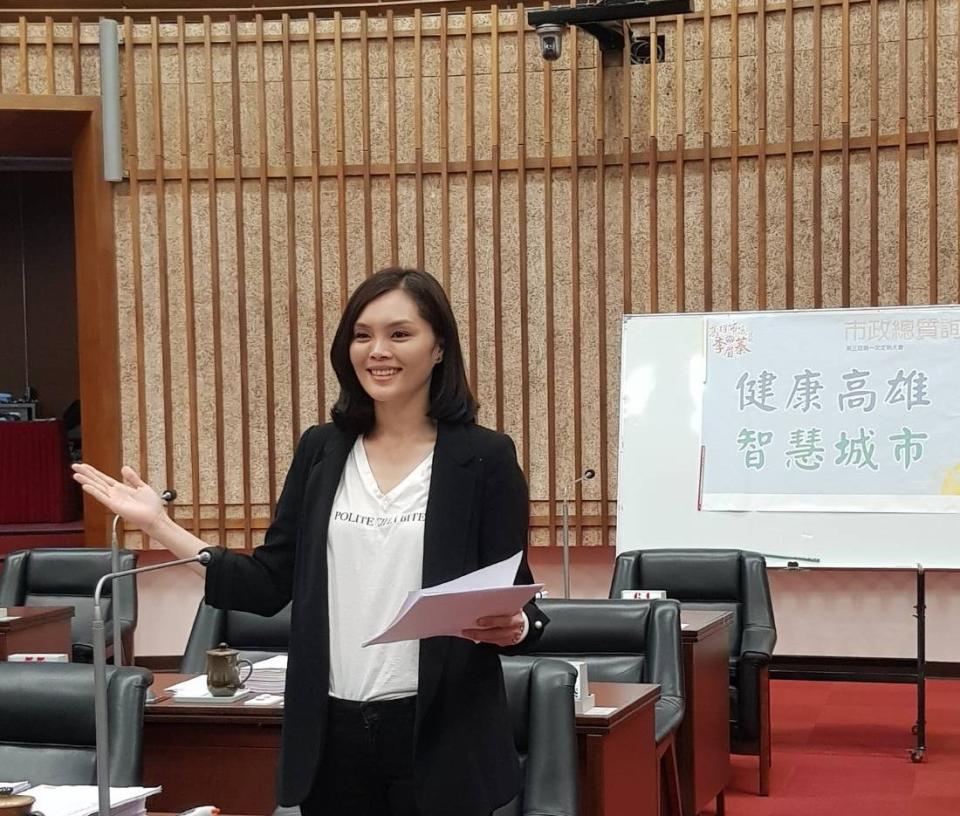 傳出藍營有意推派現任議員李眉蓁投入高雄市長補選。   圖：翻攝自李眉蓁臉書