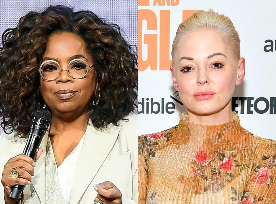 Oprah Winfrey, Rose McGowan 