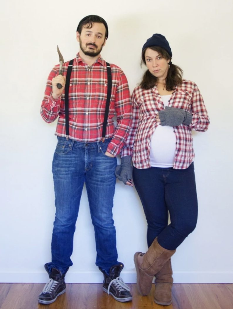 <p>This is an idea you can easily create with clothes from your closet. Don't forget the suspenders and fake axes!</p><p><a class="link " href="https://www.amazon.com/Skeleteen-Lumberjack-Costume-Prop-Toy/dp/B07HZ3KC9M/ref=pb_?tag=syn-yahoo-20&ascsubtag=%5Bartid%7C10055.g.2750%5Bsrc%7Cyahoo-us" rel="nofollow noopener" target="_blank" data-ylk="slk:SHOP PROP AXE;elm:context_link;itc:0;sec:content-canvas">SHOP PROP AXE </a></p><p><a href="https://lovelyindeed.com/costumes-closet-lumberjacks/" rel="nofollow noopener" target="_blank" data-ylk="slk:Get the tutorial at Lovely Indeed »;elm:context_link;itc:0;sec:content-canvas" class="link "><em>Get the tutorial at Lovely Indeed »</em></a></p>