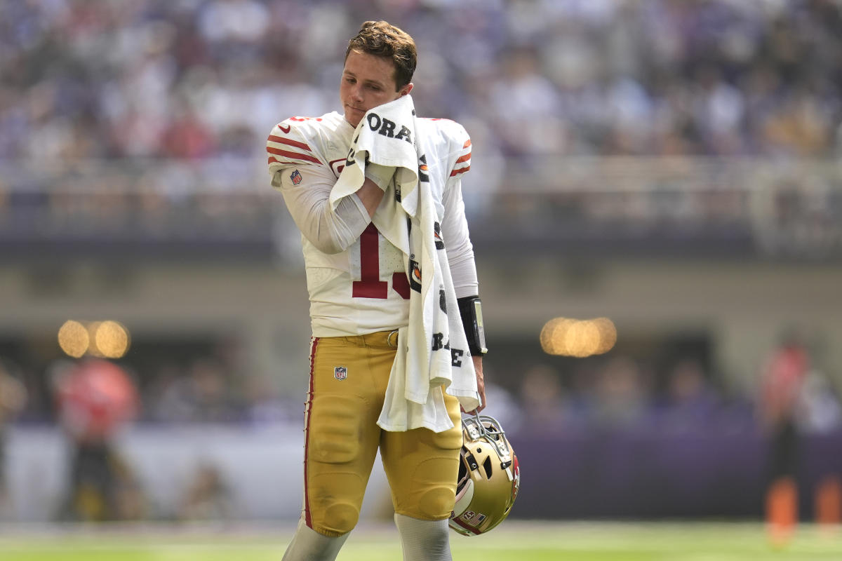 Brock Purdy, ‘system QB?’ With 49ers’ weapons set to miss time, he now has a big chance at a rebuttal