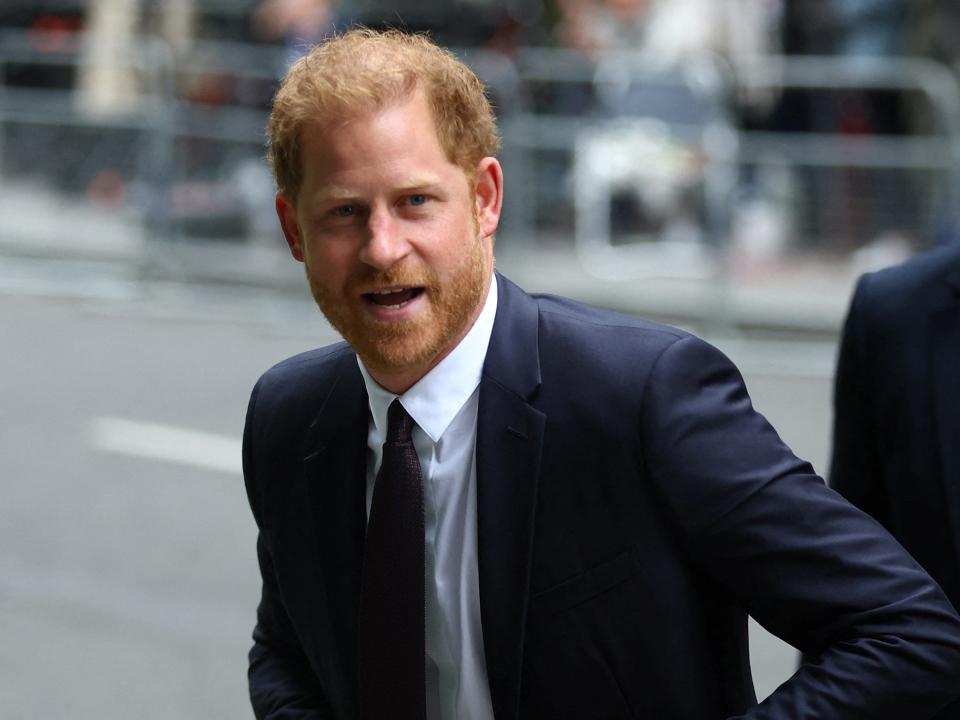 Prince Harry arrives at High Court for battle with MGN over phone hacking (Reuters)