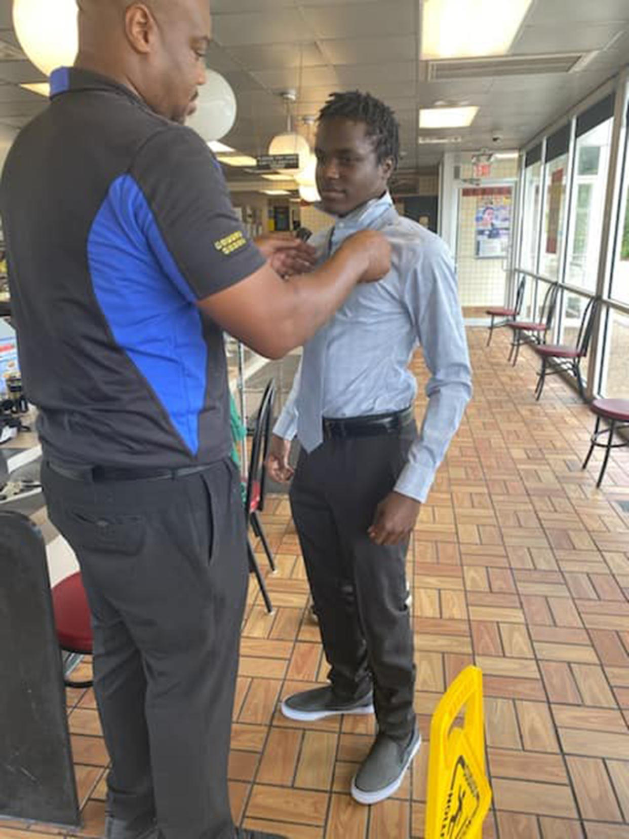The team at Waffle House in Center Point helped make sure Harrison was ready for his big day. (Cedrick Hampton)