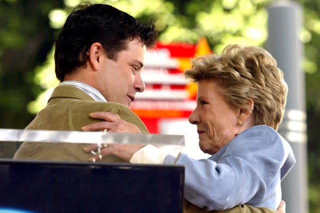 <p>Jesse Grant/WireImage</p> Sean Astin and Patty Duke.