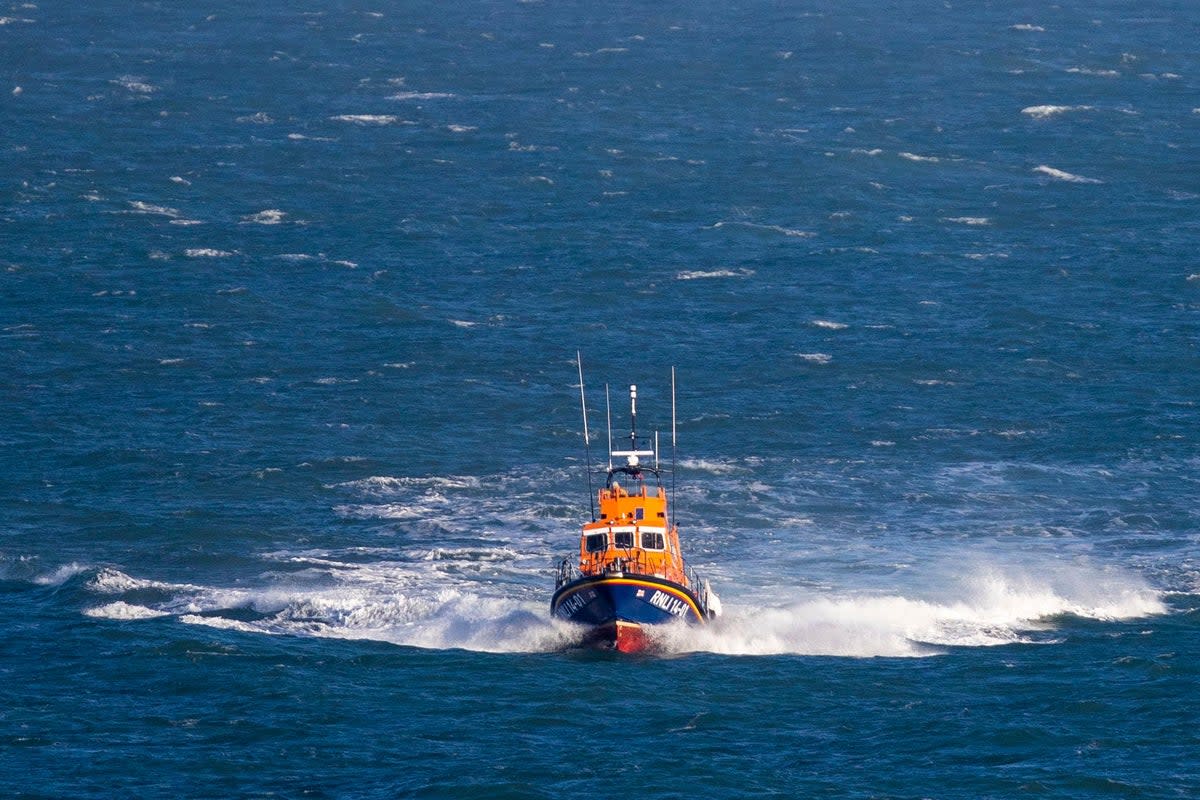 Several lifeboats were sent to the scene (Steve Parsons/PA) (PA Archive)