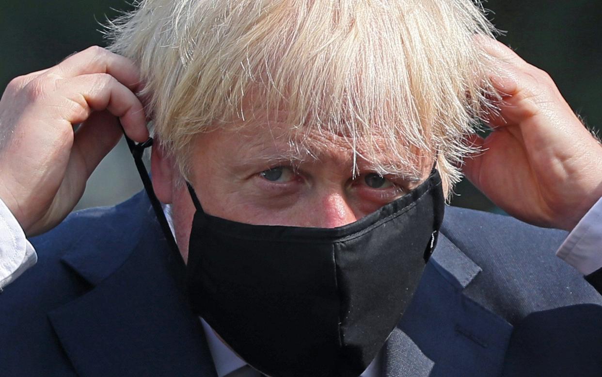 Prime Minister Boris Johnson and all ministers will wear face coverings in ministerial cars - Getty Images Europe/WPA Pool