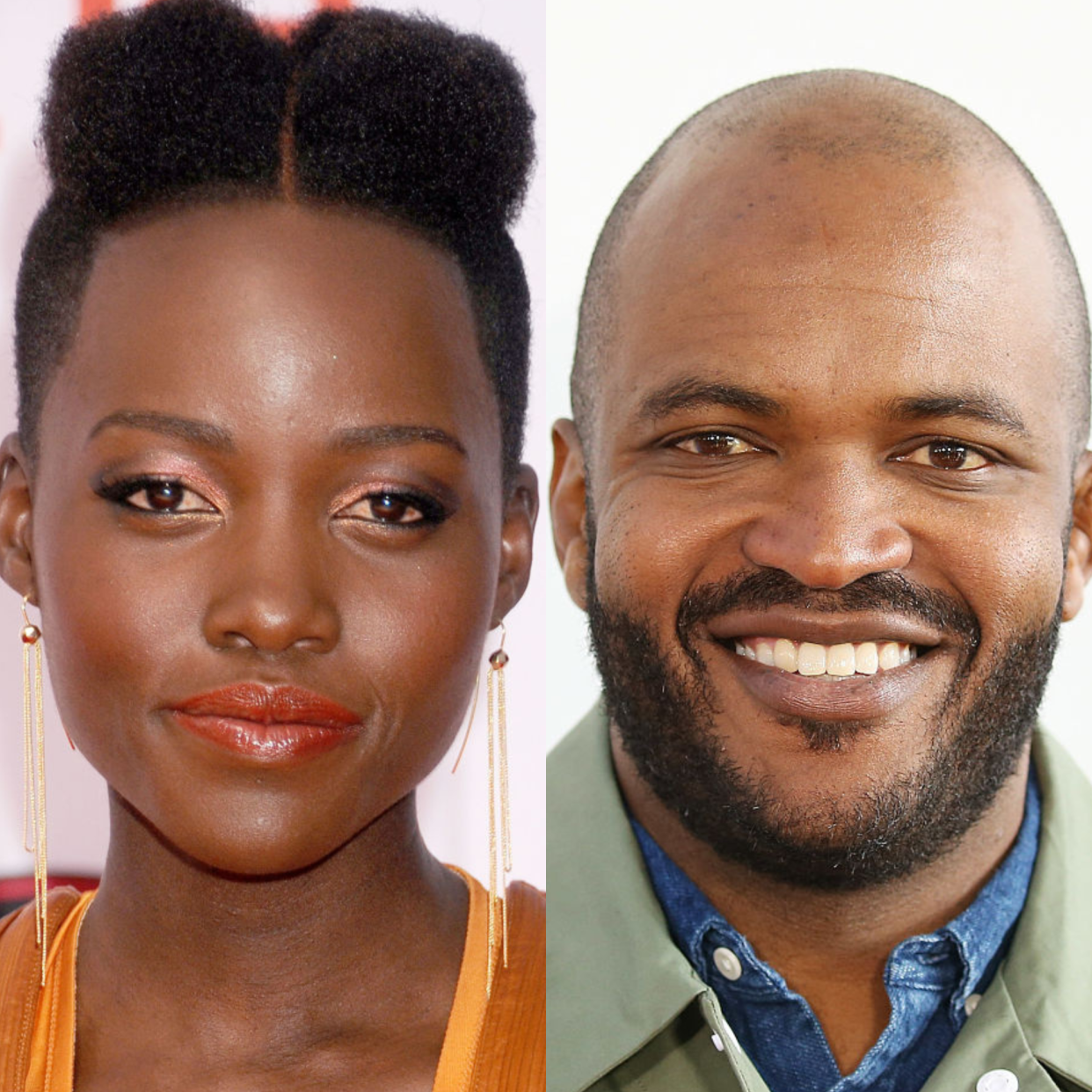  Lupita Nyong'o and Selema Masekela. 