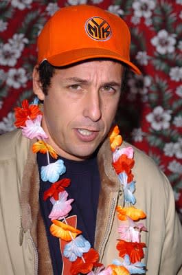 Adam Sandler at the LA premiere of Columbia's 50 First Dates