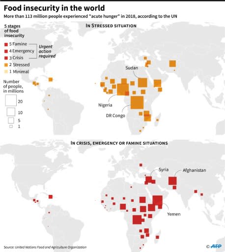 Food insecurity in the world