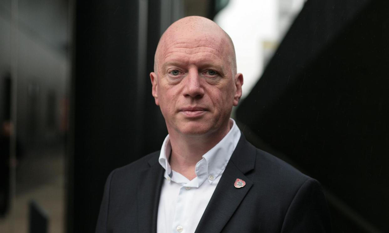 <span>Matt Wrack says the Labour party’s workers’ rights plan is one of its main selling points to leftwing and working-class voters.</span><span>Photograph: Martin Godwin/The Guardian</span>