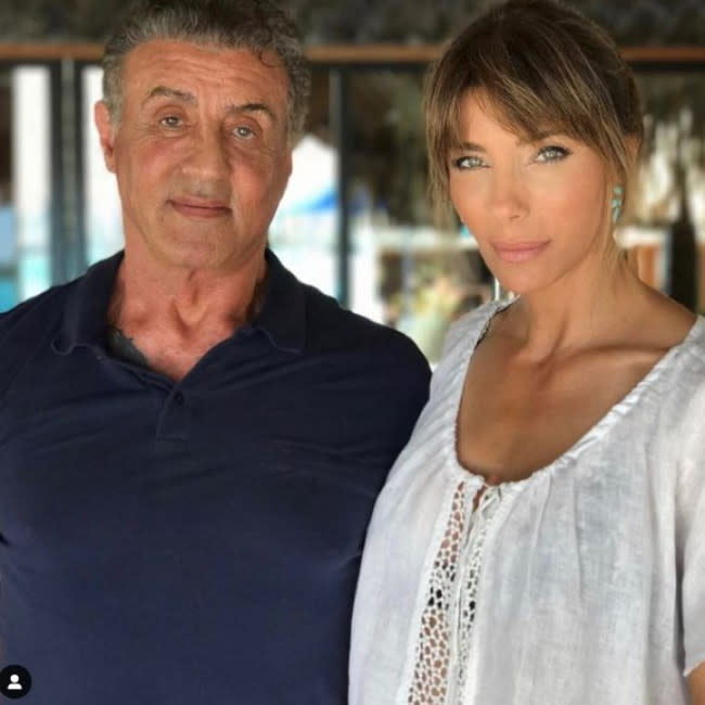 Sylvester Stallone y Jennifer Flavin credit:Bang Showbiz