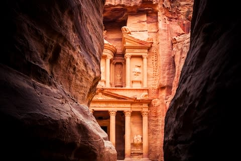 Petra is a two-hour drive from Aqaba - Credit: getty