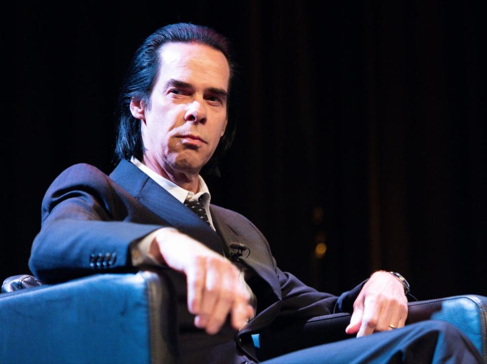 Nick Cave said he was forced to grieve in public after his son Arthur’s death (Getty Images)