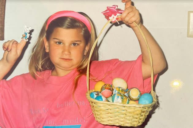 The author at age 11 in 1991 on Easter morning, trying hard not to seem like she hated herself and the world after saying a horrible thing and being cast out from her friend group. (Photo: Courtesy of Gail Cornwall)