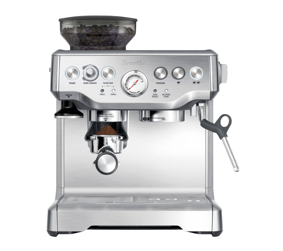 Breville Barista Express Espresso Machine (Photo via Best Buy)