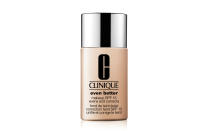 <p><a rel="nofollow noopener" href="http://www.clinique.co.uk/product/1599/5276/makeup/foundations/even-bettertm-makeup-spf15" target="_blank" data-ylk="slk:Clinique, £27;elm:context_link;itc:0;sec:content-canvas" class="link "><em>Clinique, £27</em></a> </p>