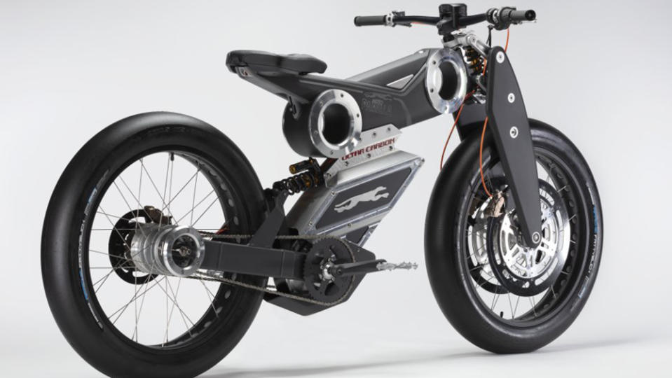 Moto Parilla's Ultra Carbon mountain e-bike