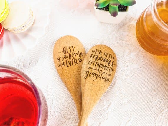 Engraved Wooden Spoon