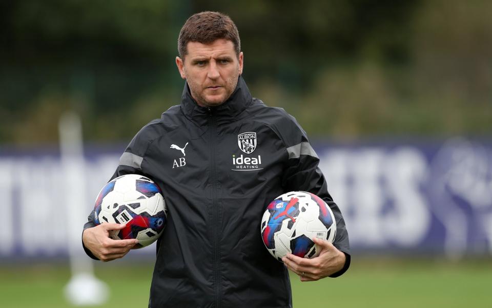 Alex Bruce, West Bromwich Albion's Assistant First Team Coach, at the West Bromwich Albion Training Ground in Walsall, England on September 8, 2022