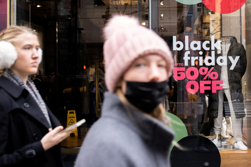 A lack of international tourists and people still working from home meant a lacklustre Black Friday for retailers. Photo: Reuters