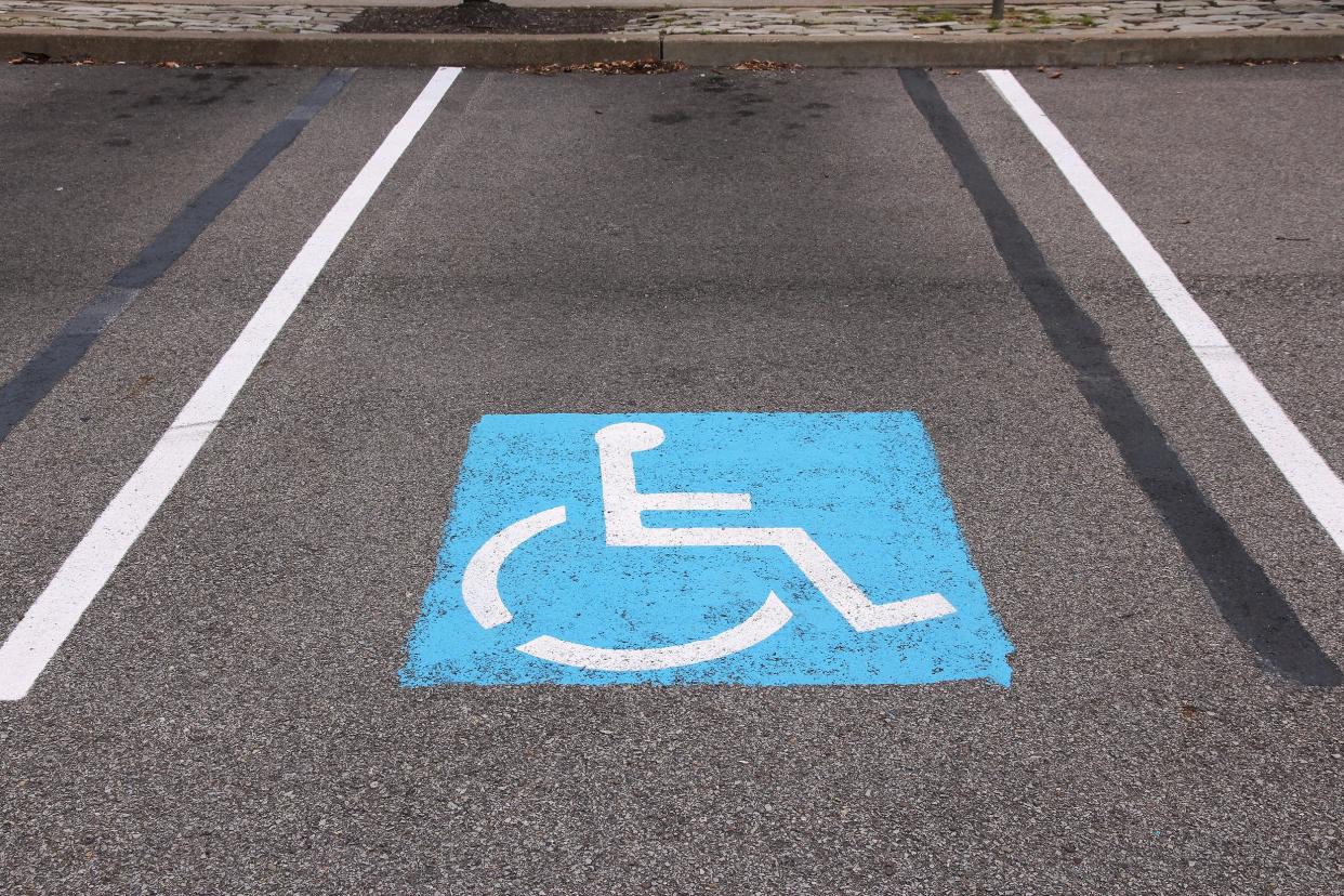 handicapped parking