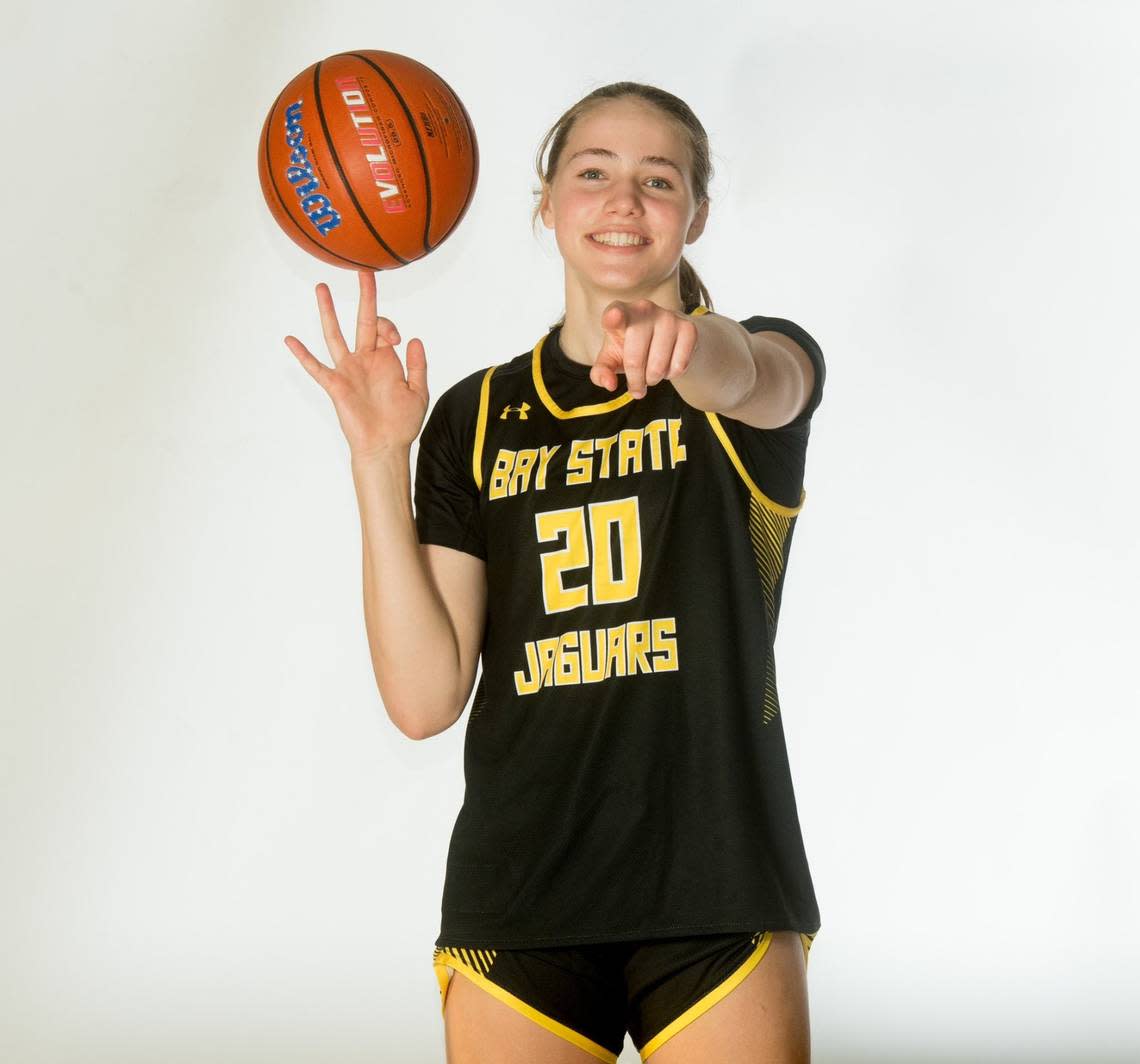 UK basketball recruit Ella Peper averaged 12.3 points, 7.2 rebounds and 2.3 rebounds as an eighth grader last season.