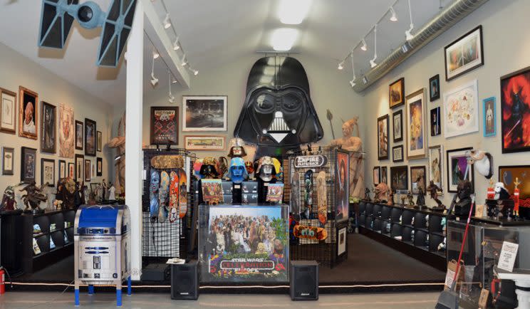 The largest private collection of Star Wars memorabilia in the world - Credit: Rancho Obi-Wan