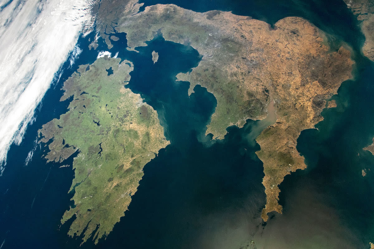 Great Britain and Ireland.  NASA