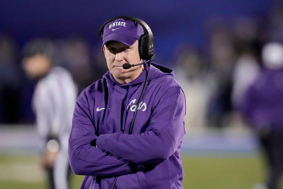 Kansas State coach Chris Klieman and the Wildcats were scheduled to open spring practice on Tuesday.