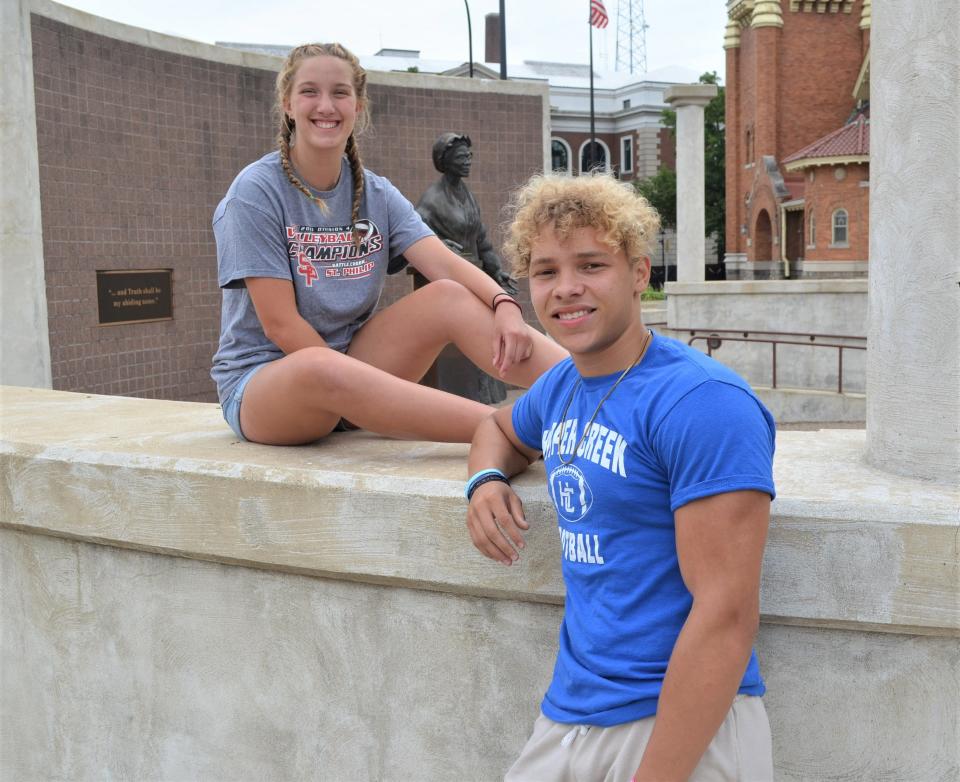 St. Philip's Alexandra Kersten and Harper Creek's Julion McCray are the Battle Creek Enquirer Athletes of the Year for 2022. The annual Athlete of the Year award is selected by the Enquirer sports staff and picked from student-athletes from the core Battle Creek city schools.