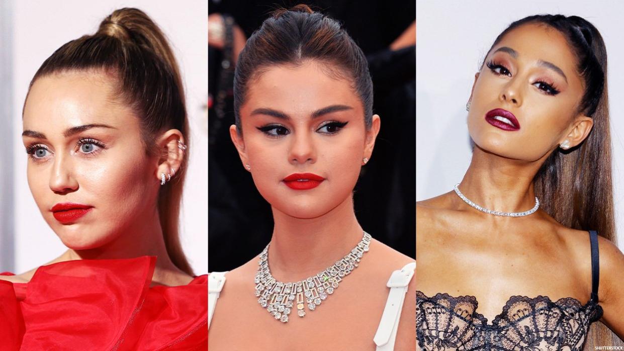 miley, selena, ariana