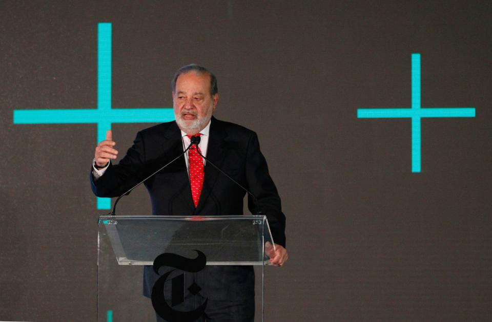 <p>6 - Carlos Slim<br>L'homme d'affaires mexicain a une fortune estimée à 49,2 milliards de dollars, en baisse de 3% sur un an. (Getty)</p>