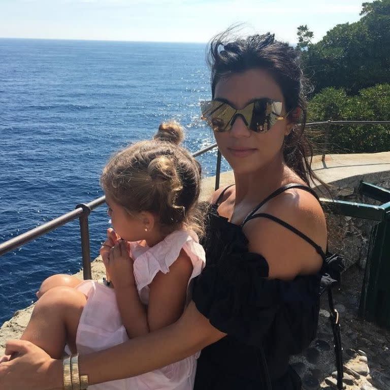 Kourtney Kardashian and Penelope