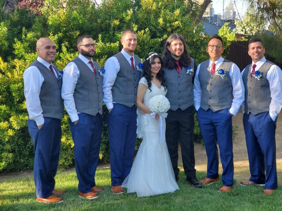 Misty didn't find out Brandon was stuck in the elevator until they say each other at the altar.