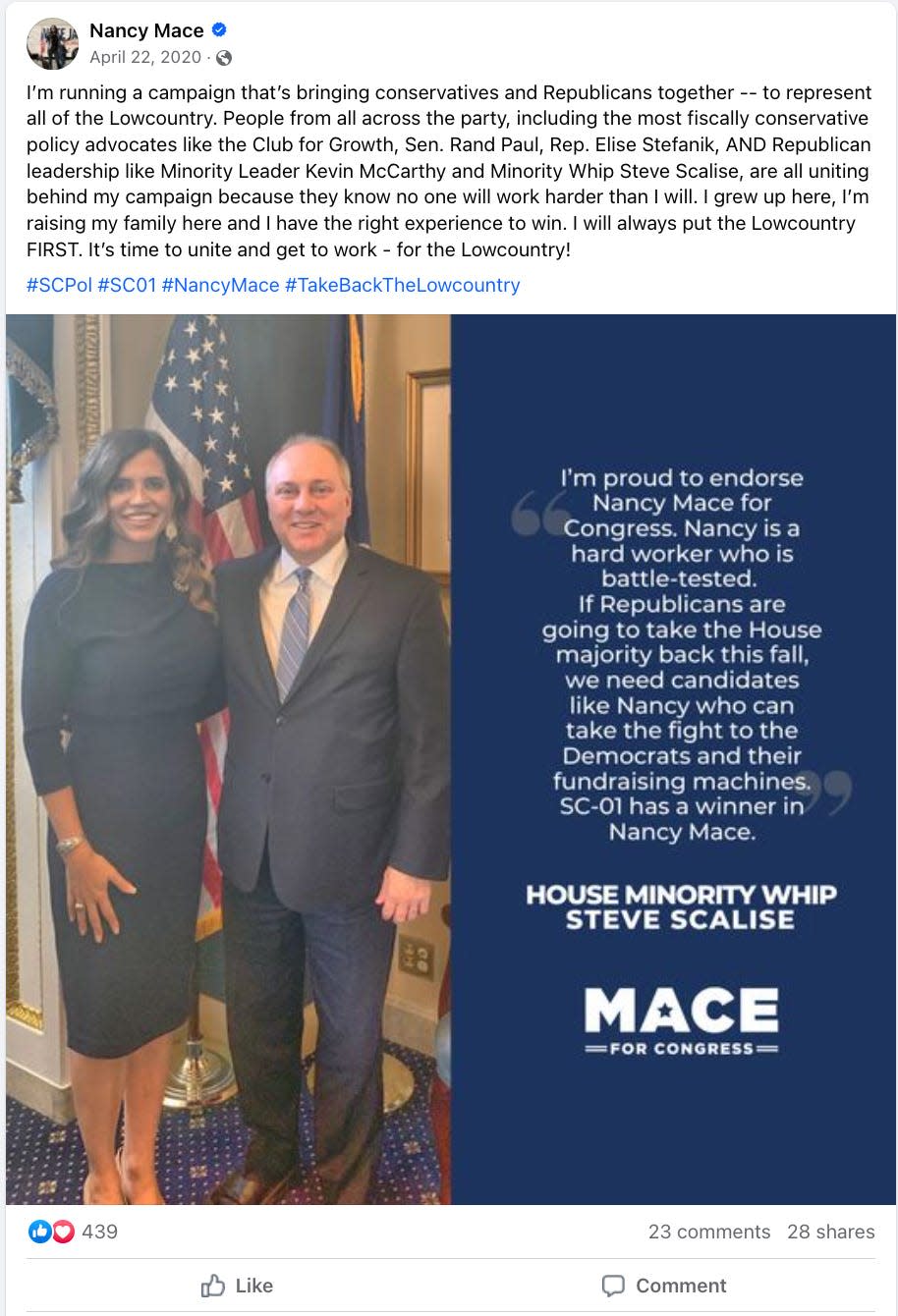 Nancy Mace Steve Scalise