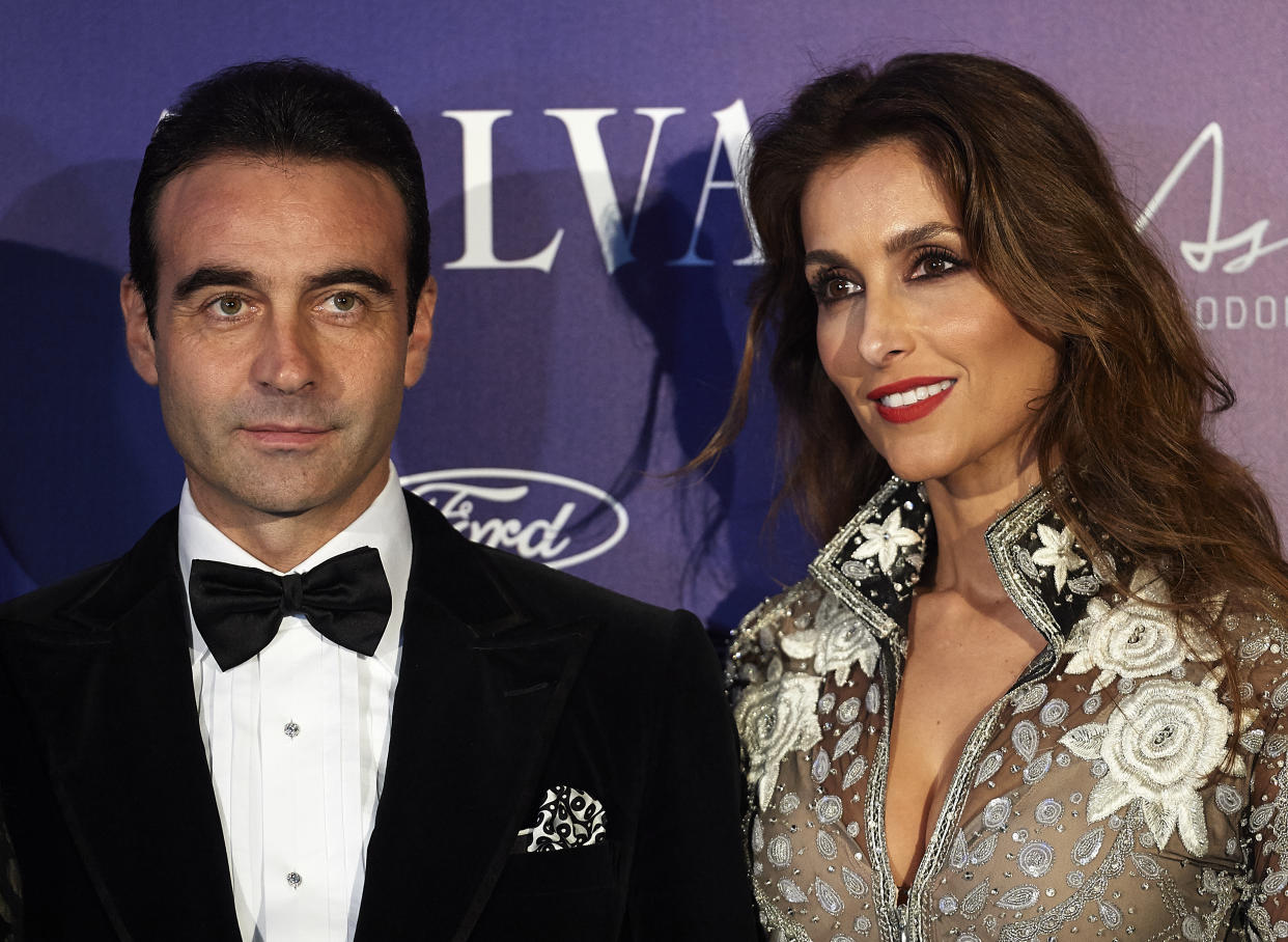 VALENCIA, SPAIN - OCTOBER 15:  Enrique Ponce and Paloma Cuevas attend Arts, Sciences and Sports Telva Awards 2015 at Palau de Les Arts Reina Sofia on October 15, 2015 in Valencia, Spain.  (Photo by Manuel Queimadelos Alonso/Getty Images)