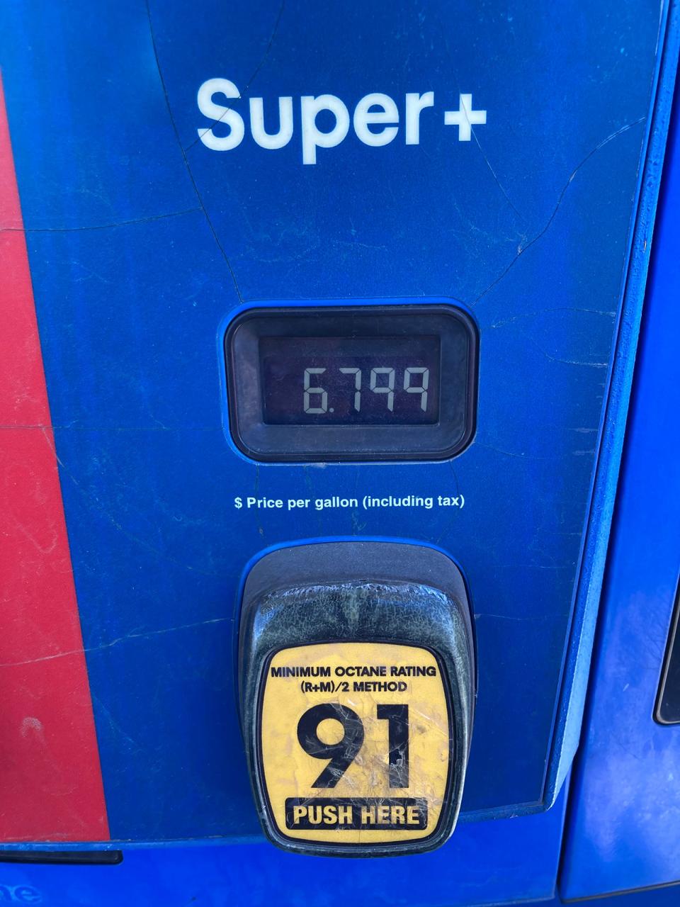 Gas prices continue to rise in the Valley as indicated for premium at a Mobile station at Northern Avenue and 35th Avenue in Phoenix.