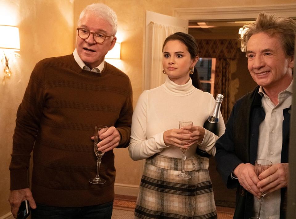 Selena Gomez, Martin Short, Steve Martin Only Murders in the Building, S2 E3